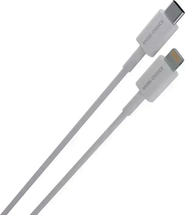 Кабель SMART More choice K71Si USB 2.4A-Apple 8-pin Type-C 1м белый