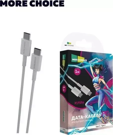 Кабель SMART More choice K71Sa USB 3.0A-Type-C 1м белый
