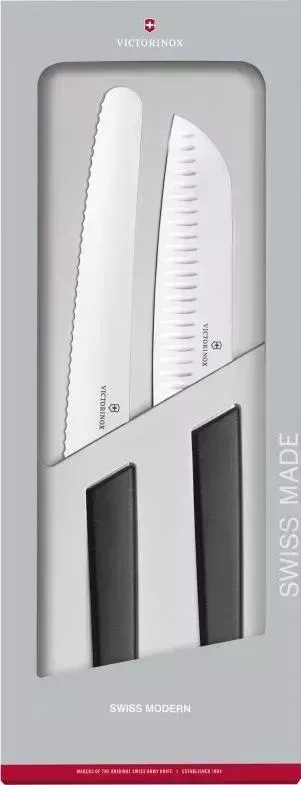 Набор ножей Victorinox Swiss Modern черный (6.9093.22G)