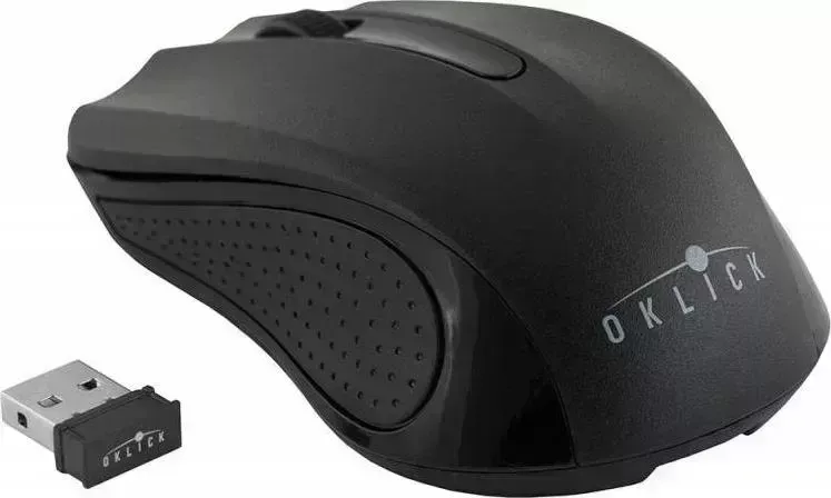 Мышь компьютерная OKLICK 485MW черный USB