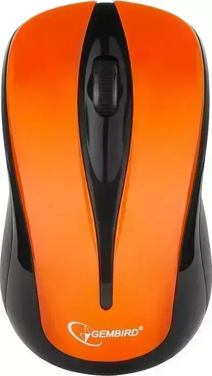 Мышь компьютерная GEMBIRD MUSW-325-O оранжевый
