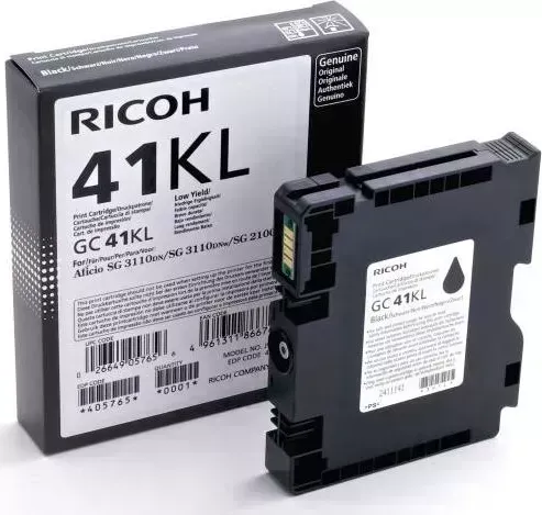 Расходный материал для печати RICOH GC 41KL Aficio SG 2100N/ 3110DN/ 3110DNw/3100SNw/3110SFNw/7100DN. Чёрный. 600 страниц.