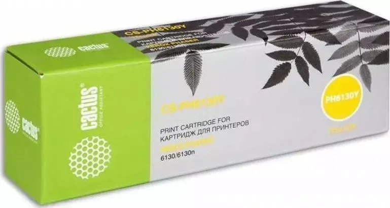 Расходный материал для печати CACTUS CS-PH6130Y желтый