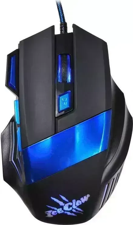 Мышь компьютерная OKLICK 775G черный/синий USB