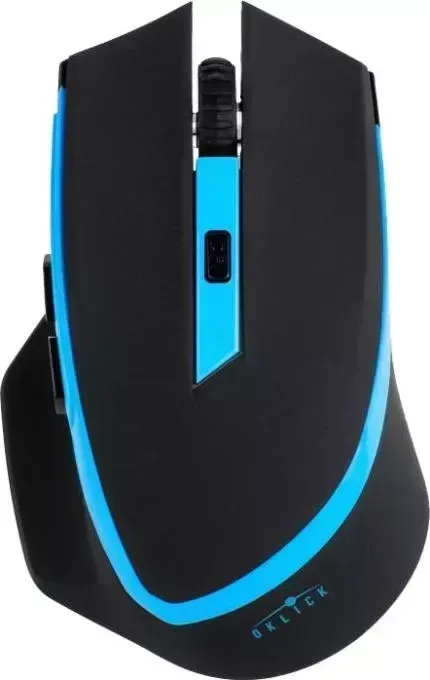 Мышь компьютерная OKLICK 630LW black/cyan