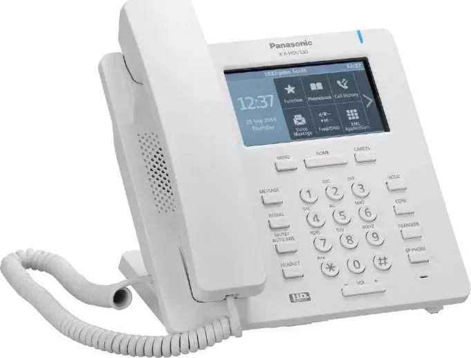 VoIP-телефон PANASONIC KX-HDV330RUW