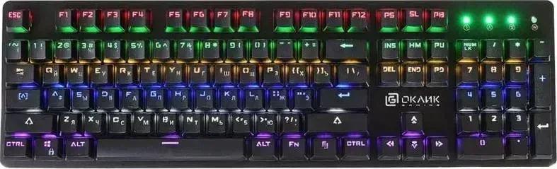 Клавиатура OKLICK 990G RAGE черный