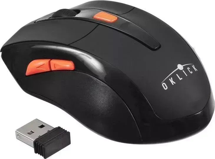 Мышь компьютерная OKLICK 585MW черный USB