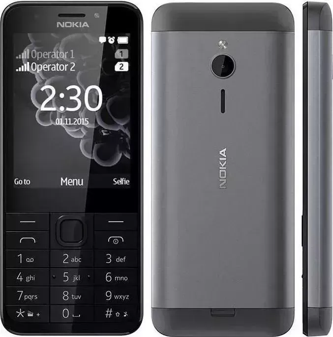 Телефон NOKIA 230 Duos Dark Silver
