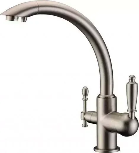 Смеситель для кухни ZorG ZR 314 YF-33 NIСKEL