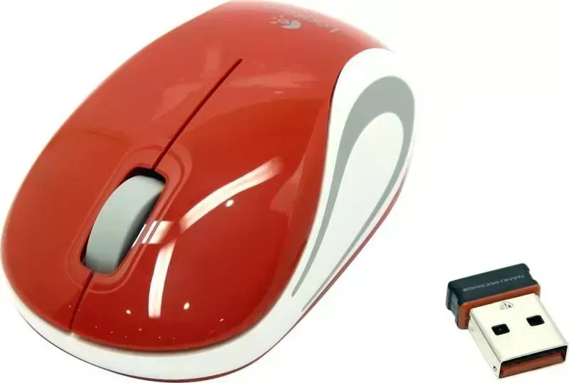 Мышь компьютерная LOGITECH M187 Red (910-002732)