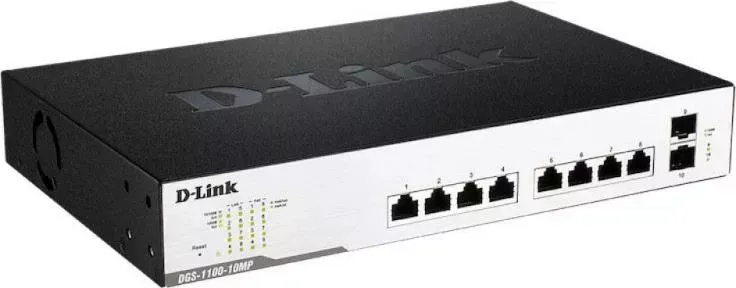 Коммутатор D-LINK DGS-1100-10MP