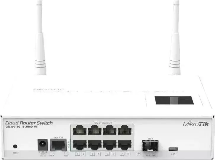 Роутер MIKROTIK MikroTik CRS109-8G-1S-2HnD-IN