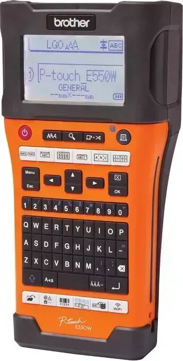 Принтер BROTHER P-touch PT-E550WVP оранжевый/черный