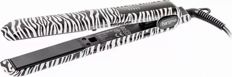 Прибор для укладки волос  Harizma Style Colors (H10336LED-01) черный/белый