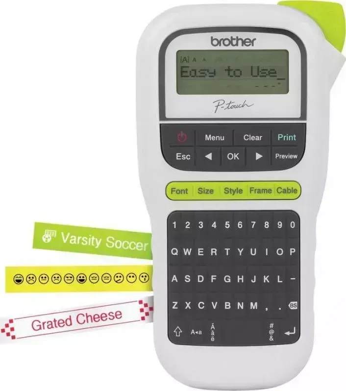 Принтер BROTHER P-touch PT-H110 черный/белый