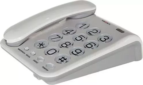 Проводной телефон TeXet TX-262 светло-серый