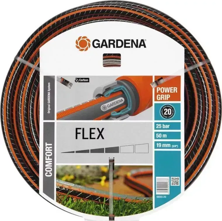 Шланг GARDENA Flex 9x9 3/4 50м (18055-20.000.00)