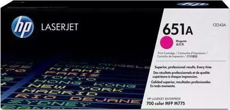 Расходный материал для печати HP CE343A ( 651A) Пурпурный