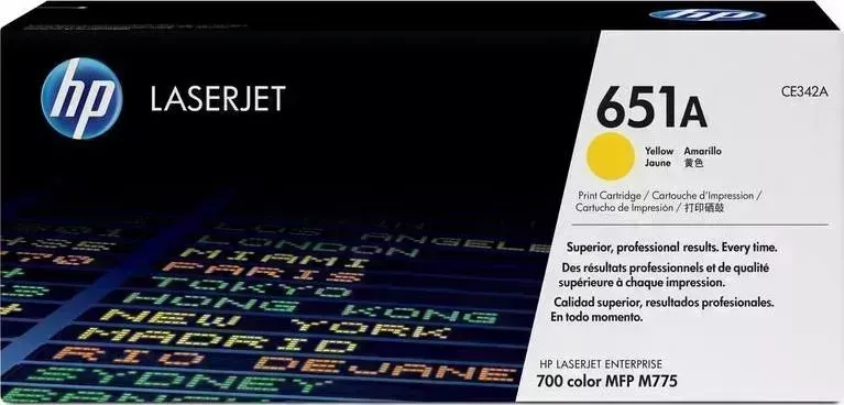 Расходный материал для печати HP CE342A ( 651A) Жёлтый
