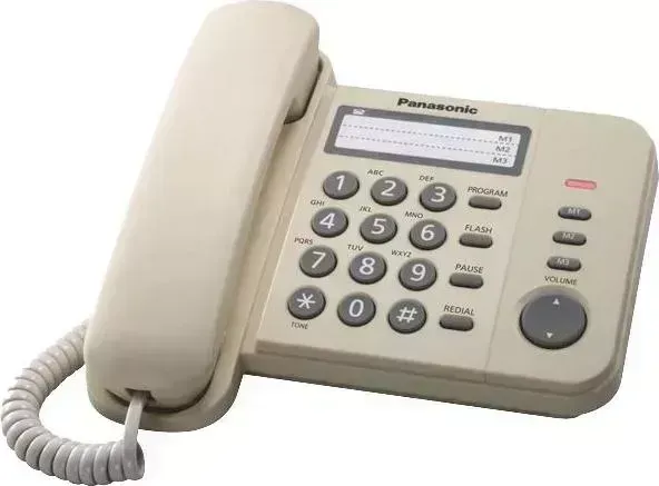 Проводной телефон PANASONIC KX-TS2352RUW