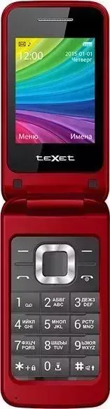 Телефон TeXet TM-204 красный