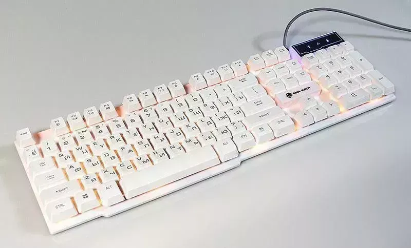 Клавиатура  Dialog KGK-15U белый