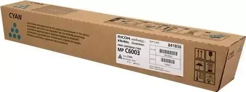 Расходный материал для печати RICOH MP C6003 Print Cartridge Cyan (841856)