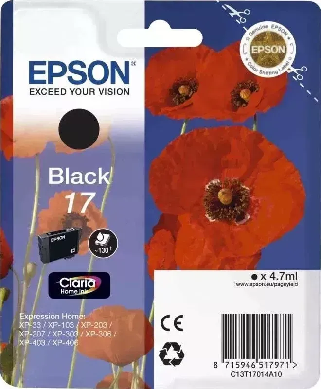 Расходный материал для печати EPSON C13T17014A10 черный