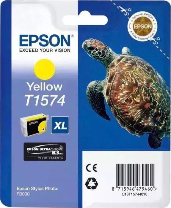 Расходный материал для печати EPSON C13T15744010 желтый
