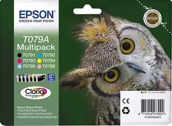 Расходный материал для печати EPSON C13T079A4A10 многоцветный