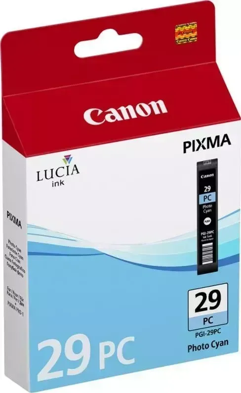 Расходный материал для печати CANON PGI-29PC голубой