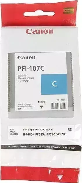 Расходный материал для печати CANON PFI-107C голубой