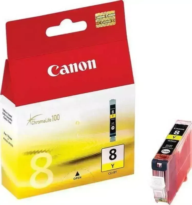 Расходный материал для печати CANON CLI-8Y желтый