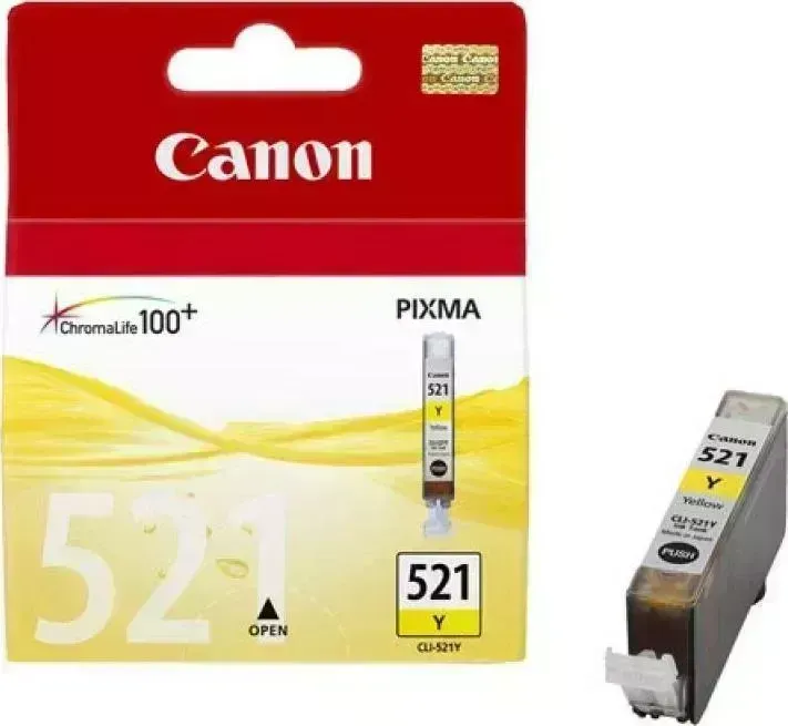 Расходный материал для печати CANON CLI-521Y (2936B004)