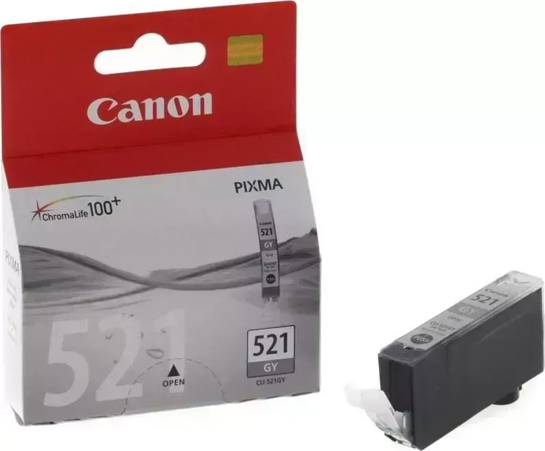 Расходный материал для печати CANON CLI-521GY серый
