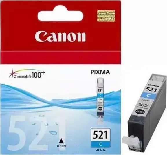Расходный материал для печати CANON CLI-521C (2934B004/2934B001)