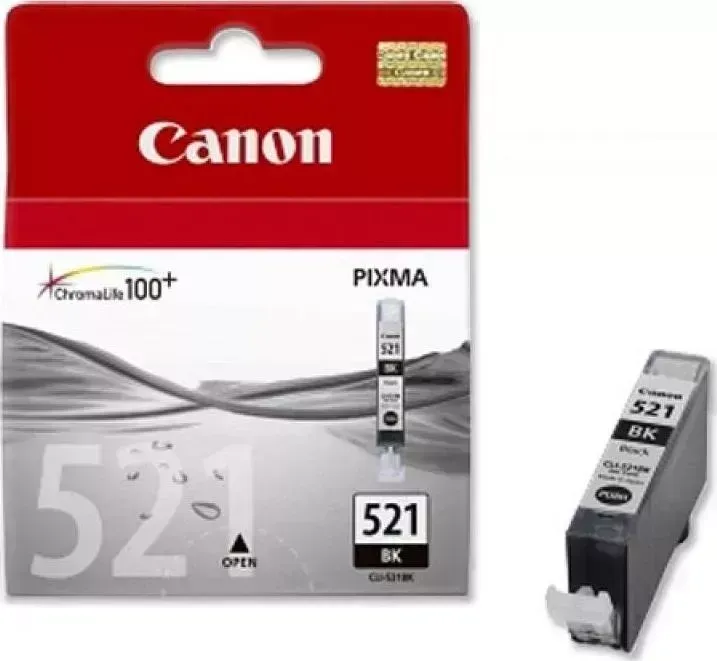 Расходный материал для печати CANON CLI-521BK черный