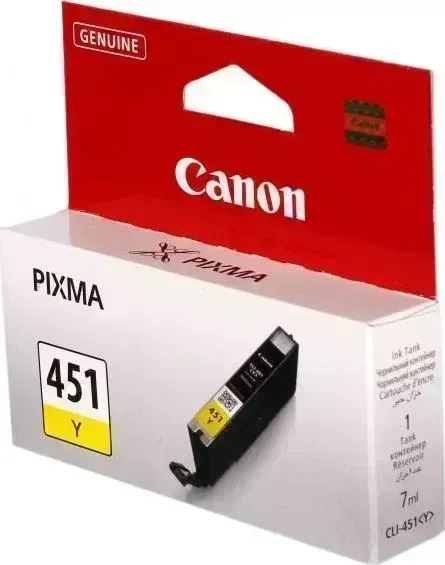 Расходный материал для печати CANON CLI-451Y желтый