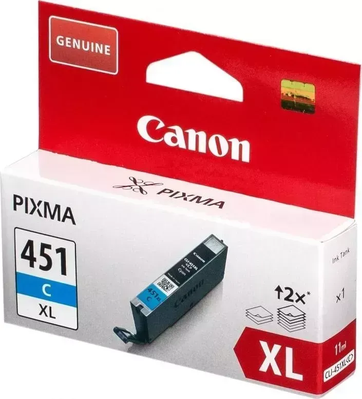 Расходный материал для печати CANON CLI-451XLC голубой