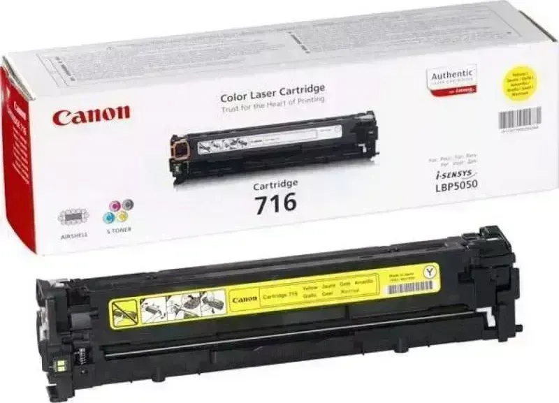 Расходный материал для печати CANON 716Y желтый