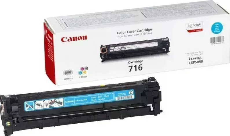 Расходный материал для печати CANON 716C голубой