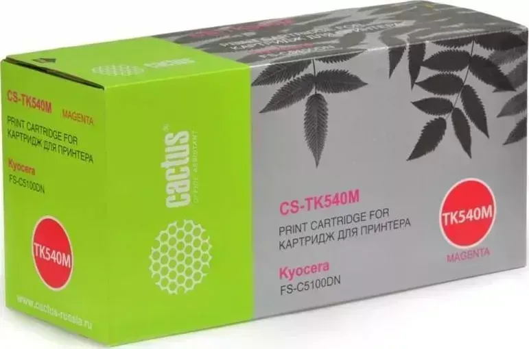 Расходный материал для печати CACTUS CS-TK540M пурпурный