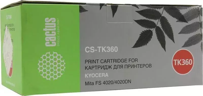 Расходный материал для печати CACTUS CS-TK360 черный