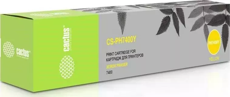 Расходный материал для печати CACTUS CS-PH7400Y желтый