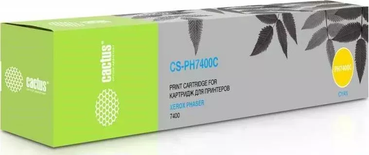 Расходный материал для печати CACTUS CS-PH7400C голубой