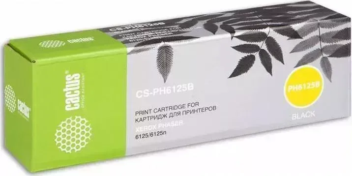 Расходный материал для печати CACTUS CS-PH6125B черный