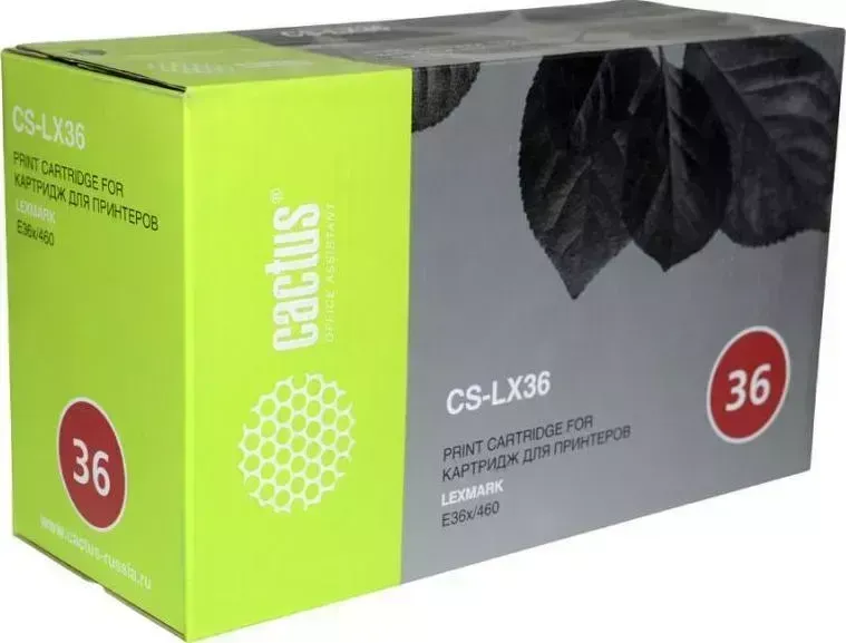 Расходный материал для печати CACTUS CS-LX36 черный