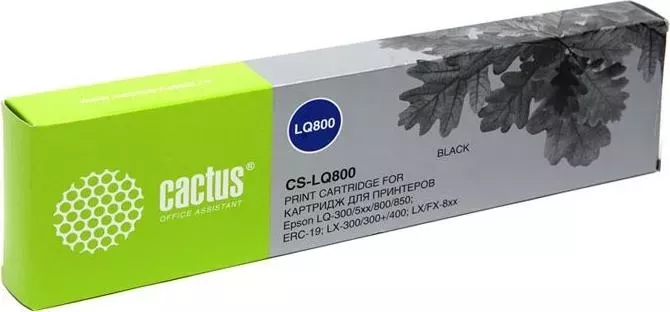Расходный материал для печати CACTUS CS-LQ800 черный