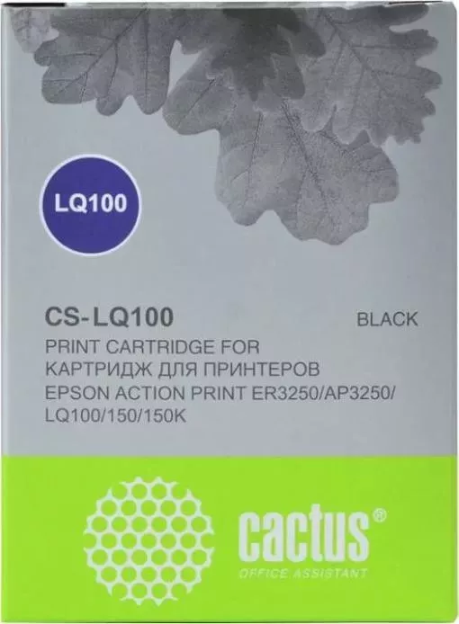 Расходный материал для печати CACTUS CS-LQ100 черный